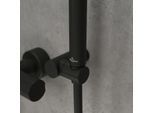 Villeroy & Boch Universal Showers Handbrausehalter TVC000458000K5 rund, Wandmontage, matt black