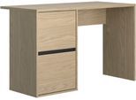 Schreibtisch GAMI, beige (rookwood eiche nachbildung, rookwood eiche nachbildung, rookwood eiche nachbildung), B:120cm H:56cm T:56cm, Tische, Schreibtisch, Schreibtisch