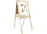Standtafel HAPE "Multifunktions-Staffelei", bunt, Tafeln, Baby, B/H/L: 94cm x 56cm, Holz teilmassiv, Kunststoff, Standtafel, aus Bambus, B:94cm H:56cm