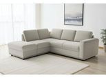 sit&more "Cordoba L-Form, B: 232 cm, optional Schlaffunktion & Stauraum" Couch mit XXL-Komfort, großzügige Sitzfläche