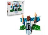 Konstruktionsspielsteine LEGO "Lionel Messi – Torjubel (43018), LEGO Editions Football", bunt, Spielbausteine, Kinder, Kunststoff, Konstruktionsspielsteine, Made in Europe