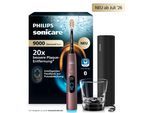 Elektrische Zahnbürste PHILIPS SONICARE "DiamondClean 9000 HX9213", rosa, ElektrozahnbürstenB:16cm H:23cm T:9,3cm, Elektrische Zahnbürste, mit Smart-Sensoren und 7 Putzprogrammen, inkl. Reiseladeetui, B:16cm H:23cm T:9,3cm