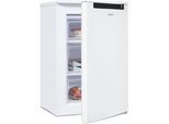 EXQUISIT Gefrierschrank "GS81-040C", Energieeffizienz: C, weiß, B:54,5cm H:85,5cm T:58cm, Gefrierschränke, energiesparend in Energieeffizienz C, 87 Liter Nutzinhalt, 4 Sterne, Gefrierschrank