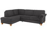 Ecksofa OTTO HOME "Borkum L-Form, B: 249 cm - OTTO. Verlässliche Qualität.", grau (anthrazit), B:249cm H:87cm T:189cm, Struktur (100% Polyester);Luxus-Microfaser ALTARA NUBUCK (100% Polyester);MELROSE (100% Polyester);Luxus-Microfaser Toro (100% Polyester), Sofas, Ecksofa, optional mit Schlaffunktion, Eckcouch mit Federkern