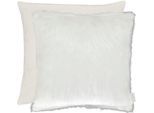 Dekokissen APELT "Lars" Gr. 1, beige (natur, unifarben), B:46cm L:46cm, Obermaterial: 50% Polyester, 50% Polyethylen, Dekokissen_Sitzkissen_Kissenhüllen, Dekokissen