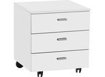 Rollcontainer MÄUSBACHER "Big System Office", weiß, B:45cm H:51cm T:45cm, Rollwagen, Rollcontainer, Breite 45 cm