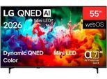 LG QNED-Fernseher "55QNED71B6B", Energieeffizienz: E, schwarz, 55 ″, Fernseher, QNED-Fernseher