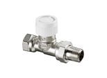 Oventrop Baureihe AV 9 Thermostatventil 1183803 DN 10, Durchgang, Messing vernickelt