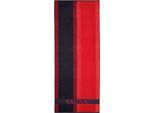 Saunatuch DYCKHOFF "Saunastreifen", rot, B:80cm L:200cm, Walkfrottee, Obermaterial: 100% Baumwolle, Handtücher, Saunatuch, mit breiter Bordüre