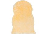 Babylammfell FILLIKID "Lammfell Basic 70/80 cm", Baby, Gr. B/L: 70cm x 80cm, gelb (natur), Lammfell, Wohndecken Babylammfell