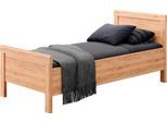 Einzelbett PRIESS "Arnsberg Komfortbett mit flexibel höhenverstellbarer Liegefläche", braun (artisan eiche), B:108cm L:208cm, Betten, Einzelbett, Made in Germany mit Blauem Engel und Goldenem M ausgezeichnet