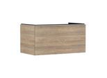 hansgrohe Xelu Q Waschtischunterschrank 54060700 980x485x550mm, mit Schubkasten, Eiche Natur, mattweiß