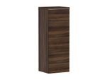 hansgrohe Xelu Q Halbhochschrank 54134000 370x400x1065mm, Türanschlag rechts, Nussbaum dunkel, chrom
