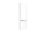 hansgrohe Xelu Q Hochschrank 54139670 370x400x1650mm, Türanschlag rechts, weiß hochglanz, mattschwarz