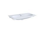 Geberit Acanto Möbelwaschtisch 500642018 90x48cm, mit Hahnloch, mit Überlauf, weiß KeraTect