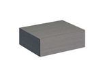 Geberit Xeno² Seitenschrank 500507431 58x20x46,2cm, mit Schublade, strukturiert/sculturagrau