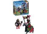 Konstruktions-Spielset PLAYMOBIL "Anführer Drachenritter (72118), Knights", bunt, Spielbausteine, Kinder, Kunststoff, Konstruktions-Spielset, Made in Europe