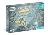 Modellbausatz CLEMENTONI "Mechanik Labor, Abbruchbagger", grau (bunt), Modellbausätze, Kinder, Modellbausatz, Made in Europe