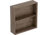 Geberit iCon Regal 502323JR1 45x46,7x13,2cm, quadratisch, nussbaum/Melamin Struktur