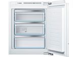 BOSCH Einbaugefrierschrank "GIV11AFE0", Energieeffizienz: E, weiß, B:55,8cm H:71,2cm T:54,5cm, Gefrierschränke, Low Frost: geringere Eisbildung & schnelleres Abtauen, Einbaugefrierschrank