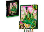 Konstruktionsspielsteine LEGO "Emerald City Wandkunst (75685), LEGO Wicked", bunt, Spielbausteine, Kinder, Kunststoff, Konstruktionsspielsteine, Made in Europe