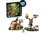 Konstruktionsspielsteine LEGO "SMART Play™ Jedi-Training an Yodas Hütte (75422), LEGO Star Wars ™", braun (bunt), Spielbausteine, Kinder, Kunststoff, Konstruktionsspielsteine, Mit SMART Brick kompatibel (nicht im Lieferumfang enthalten)