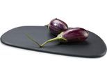 Schneidebrett CONTINENTA "PEBBLE, Duracore", schwarz, B:19,7cm H:1,2cm L:36,2cm, Zellulosefaser, Schneidebretter, Schneidebrett
