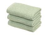 Gaestehandtuecher OTTO HOME "Riva, 30x50, Premium Handtücher, 500 gr/m²", weiß (salbei), B:30cm L:50cm, Webfrottier, Obermaterial: 100% Baumwolle, Handtücher, Gaestehandtuecher, Hoch-Tief-Struktur, Streifen, weich, 5 Jahre Garantie