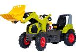 Trettraktor ROLLY TOYS "rollyPremium II Claas Arion 600", bunt (grün, anthrazit, gelb), Tretfahrzeuge, KinderB:54cm H:75cm T:150cm, Kunststoff, Trettraktor, inkl. rollyTrac Lader und Zweigangschaltung, B:54cm H:75cm T:150cm