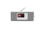 HAMA Digitalradio (DAB+) "Digitalradio mit DAB DAB+ FM Bluetooth und Wecker", weiß, B:35cm H:13cm T:12,5cm, Radios, 4,3 Zoll TFT-Farbdisplay, große Tasten, Direktwahltasten, Digitalradio (DAB+)