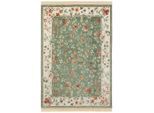 Hanse Home Vintage-Teppich Naveh, Creme, Hellgrün, Textil, orientalisch, rechteckig, 95x140 cm, Oeko-Tex® Standard 100, für Fußbodenheizung geeignet, in verschiedenen Größen erhältlich, stuhlrollengeeignet, pflegeleicht, strapazierfähig, leicht zusammenrollbar, Teppiche & Böden, Teppiche, Vintage-Teppiche
