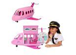 Spielzeug-Flugzeug BARBIE "Barbie Traumland Traumflugzeug", pink (bunt), Spielzeugfahrzeuge, KinderB:64cm H:39cm T:72cm, Spielzeug-Flugzeug, mit Sound; Länge ca. 72 cm, B:64cm H:39cm T:72cm