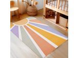 Muratap Play kids vloerkleed kinderkamer sunshine laagpolig speelkleed multi- 160x230 cm