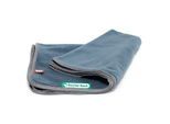 Doctor Bark Kuscheldecke Fleece blau/ grau M