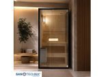 Sanotechnik , Fichtefarben , Holz, Glas , Fichte , 120x200x100 cm ,