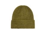 Strickmütze BONPRIX "Mütze", Damen, grün (dunkelkhaki), Obermaterial: 75% Polyacryl, 22% Polyester, 3% Polyamid, Mützen Strickmütze, aus Polyacryl, Polyester und Polyamid, für kalte Tage, casual Stil