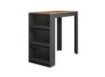 Vicco Bartisch, Eiche, Anthrazit, Holzwerkstoff, Rechteckig, 57x106x117 cm, Esszimmer, Barmöbel, Bartische