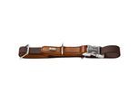 Dog Sport HUNTER Hundehalsung wolmar biothane x leder alu strong braun M