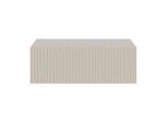 Selsey Nachttisch, Taupe, Holzwerkstoff, 1 Schubladen, Rechteckig, 50x17x35.6 cm, Made in Europe, Schlafzimmer, Nachttische