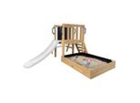Ambia Garden , Braun, Weiß , Holz, Kunststoff , Zeder , 88x215x208.7 cm , EN 71, Europäischer Sicherheitsstandard, FSC 100% ,