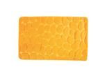 MSV , Gelb , Textil , Uni , rechteckig , 50x80 cm ,