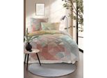 Bettwäsche IRISETTE "Wave 8716", bunt (90 multi), B/L: 155cm x 220cm, 1 Stk., 1 Stk., Mako-Satin, B/L: 80cm x 80cm, 2, Mako-Satin, Obermaterial: 100% Baumwolle, Bettwäsche, Bettwäsche, Mako-Satin, anschmiegsam und atmungsaktiv, Ganzjahresqualität