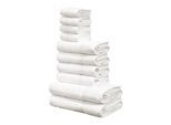 Handtuch Set OTTO HOME "Kapra, Premium Handtücher, 100% Baumwolle, 500 gr/m², 10-tlg.", weiß, 10, Frottier, Frottier, Obermaterial: 100% Baumwolle, Handtuch-Sets, Handtuch Set, 2 Duschtücher, 4 Handtücher, 4 Gästehandtücher, 5 Jahre Garantie