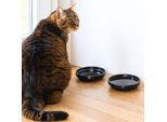 LucyBalu BOWL Porzellan Katzennapf schwarz