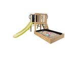 Ambia Garden , Braun, Limette , Holz, Kunststoff , Zeder , 88x215x208.7 cm , EN 71, Europäischer Sicherheitsstandard, FSC 100% ,
