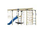 Ambia Garden , Blau, Braun , Holz, Kunststoff , Zeder , 196.2x205x522.5 cm , EN 71, Europäischer Sicherheitsstandard, FSC 100% ,