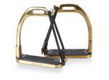 Equinate Sicherheitssteigbügel Belfast gold 12 cm