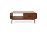 Sicaan Couchtish, Braun, Holz, 1 Schubladen, Rechteckig, 50x45.5x105 cm, Wohnzimmer, Wohnzimmertische, Couchtische