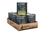 LIEBESGUT Hundefutter Nass Pferd mit Zucchini und Karotte 6x800 g