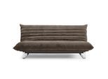 Loungesofa INNOVATION LIVING ™ "Minimum Quiltus L-Shaped Schlafsofa mit Daybettfunktion", braun (cedar braun), B:200cm H:65cm T:90cm, Bezug 45% Recycletes Polyester; 55% Polyester, Sofas, Loungesofa, Vierstufige Kopferhöhung und zwei Rückenpositionen für Komfort